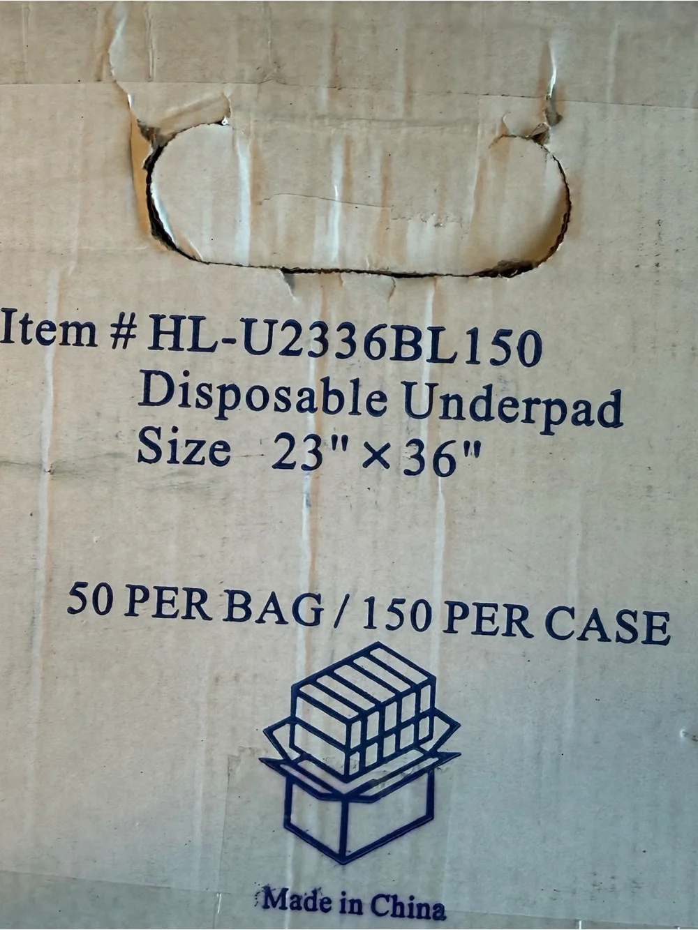 150 Total: Pet Pee Pads/Incontenince Chuck Pads/Disposable Bed Mats